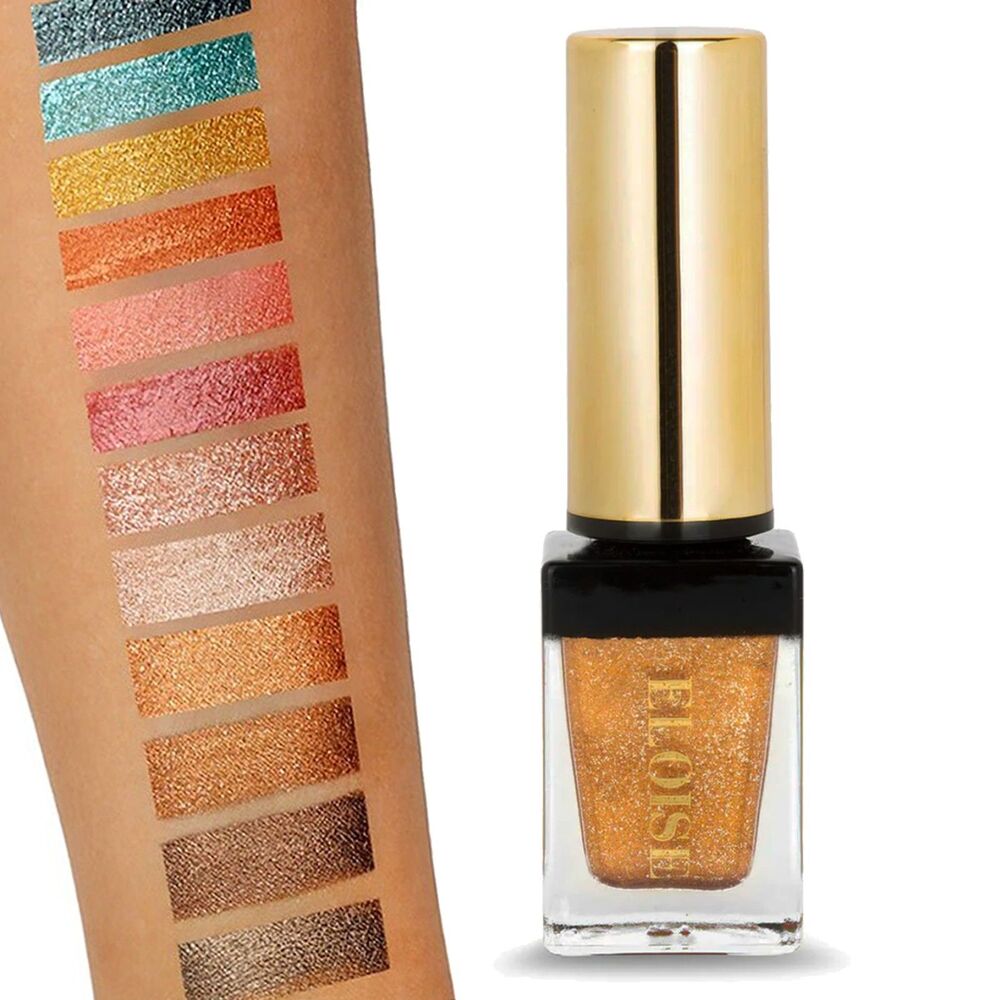 NIB Eloise Cosmetics GET LIT Metallic Foiled Liquid Eyeshadow in Pure Gold